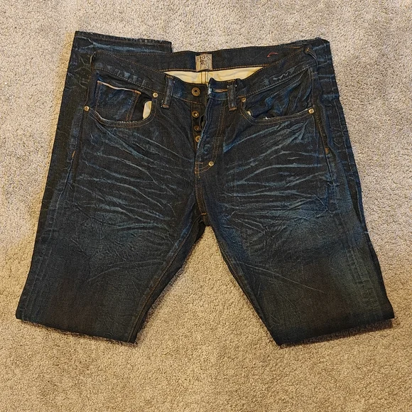 PRPS Whiskered Distressed Denim - Picture 3 of 4